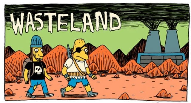 Postapokalyptischer Simpsons-Comic: Wasteland