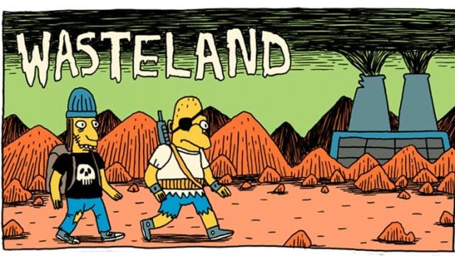 Postapokalyptischer Simpsons-Comic: Wasteland