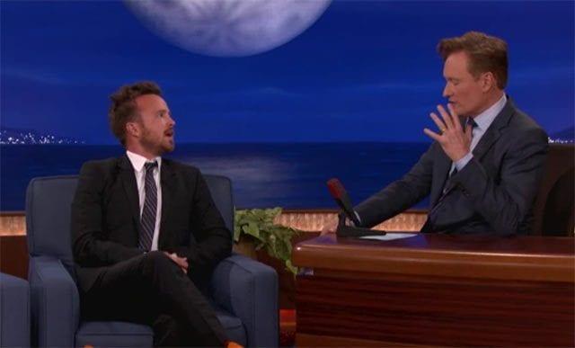 Aaron Paul bei Conan