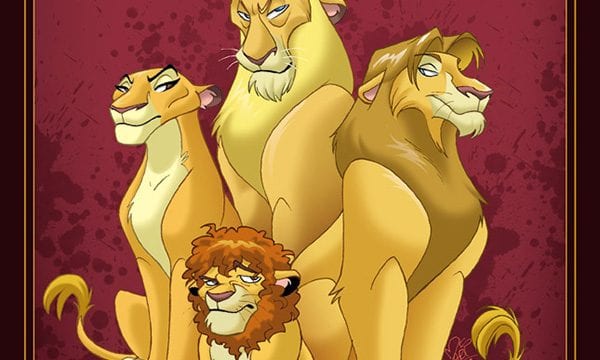 Game of Thrones-Häuser als disneyfizierte Tierfamilien