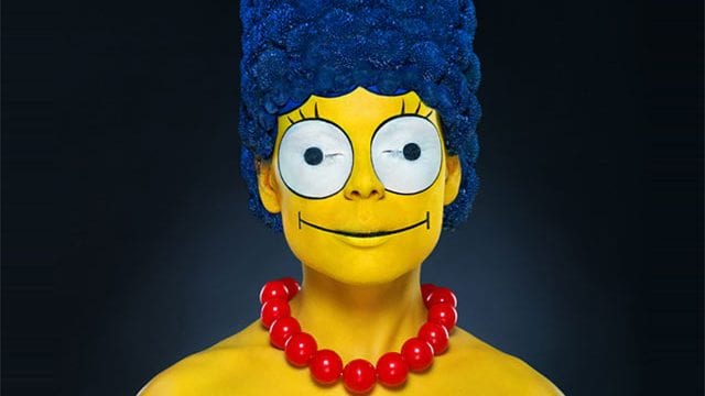 Marge Simpsons in echt