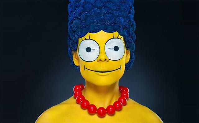 Marge Simpsons in echt