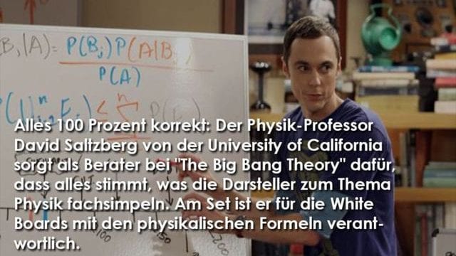 Ein paar wissenswerte Fakten zu TBBT