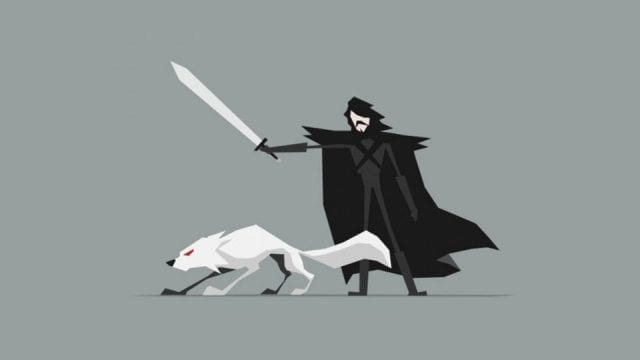 Game of Thrones minimalistisch