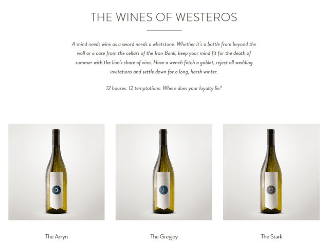 wines of westeros