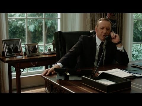 Frank Underwood macht Wahlwerbung für Hillary Clinton?