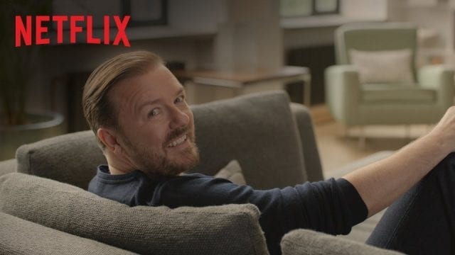 Ricky Gervais ist der Netflix Superfan