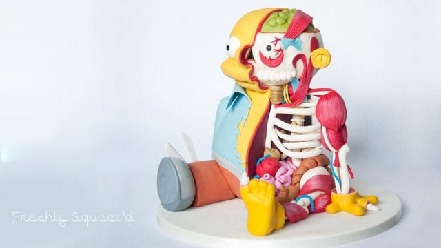 Ralph Wiggum Anatomie-Kuchen