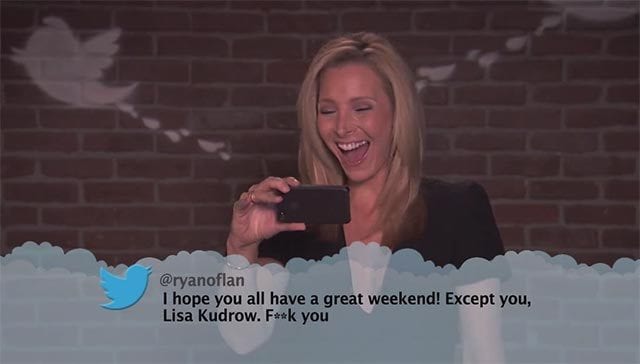 Lisa Kudrow, Lena Dunham & Co. lesen Tweets vor, in denen sie beleidigt werden