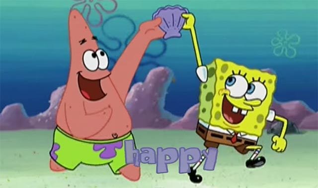 SpongeBob ist Happy