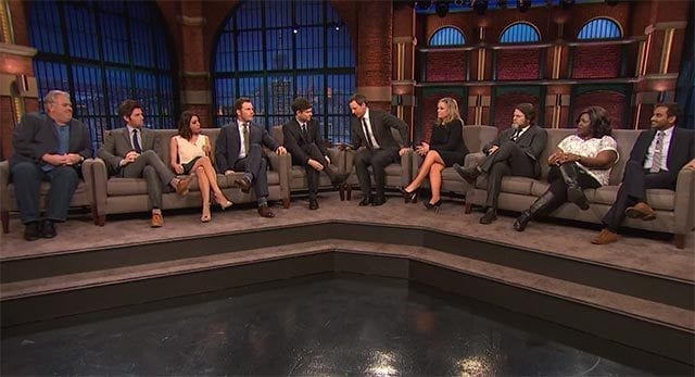 Parks & Rec-Cast bei Seth Meyers