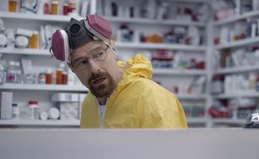 Heisenberg in Super Bowl Werbung