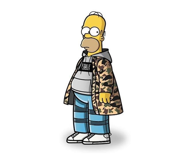 Simpsons in Street Wear