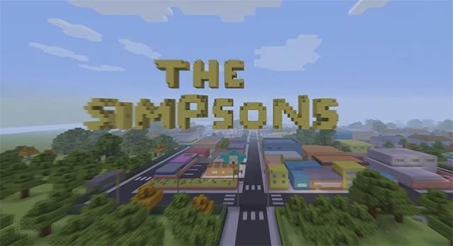 Simpsons Intro in Minecraft nachgebaut