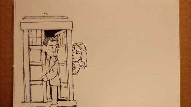 Doctor Who Zeichnungs-Stopmotion