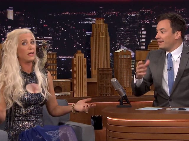 Eine Königin zu Gast bei Jimmy Fallon