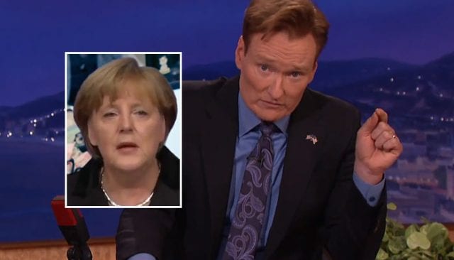 Conan O'Brien über Angela Merkels Name
