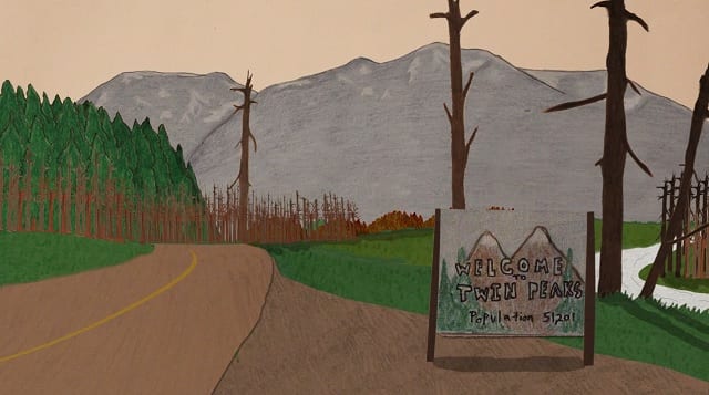 Twin Peaks-Intro aus Papier