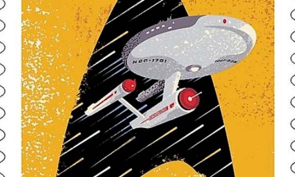 Star Trek Briefmarken zum Jubiläum