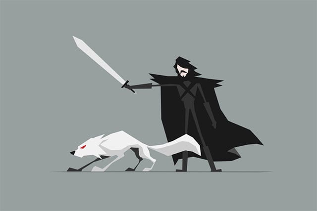 Game of Thrones-Illustrationen von Jerry Liu