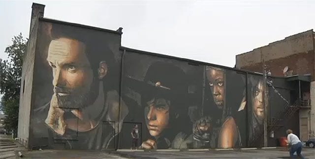 The Walking Dead-Mural in der „Geburtstadt“ fertiggestellt