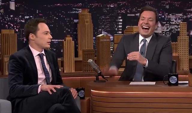 Jimmy Fallon lacht und lacht und lacht…