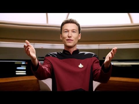 Picard und Data singen