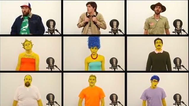 A Capella Cover des Simpsons und des Stranger Things Themes