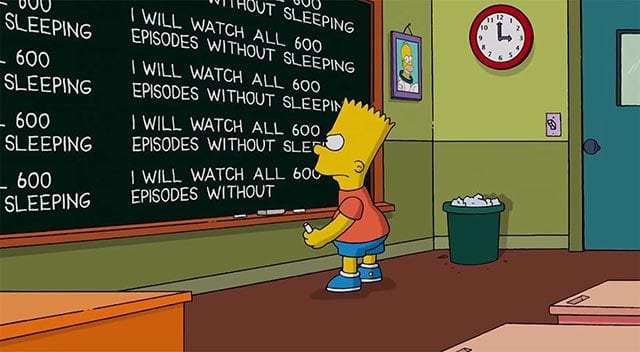 Im neuen Couchgag sterben die Simpsons