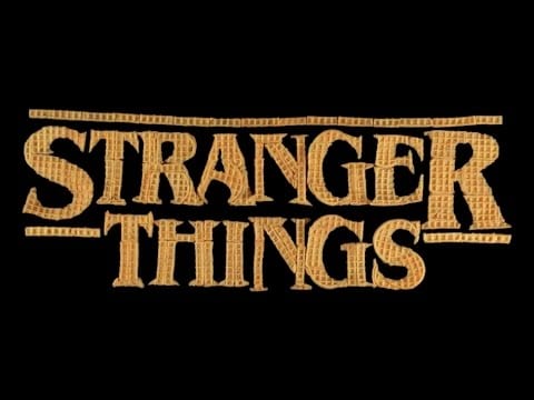 Stranger Things Intro mit Waffeln