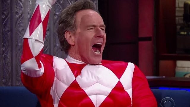 Bryan Cranston als roter Power Ranger