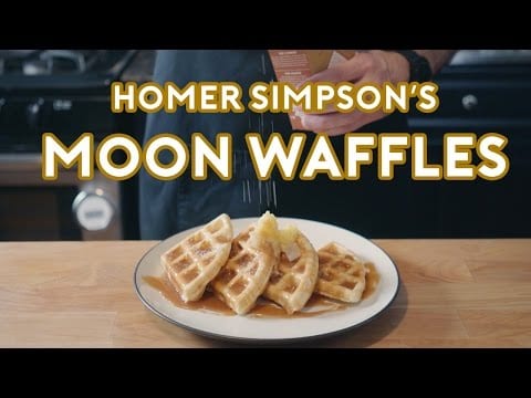 Homer Simpsons Waffeln nachgebacken