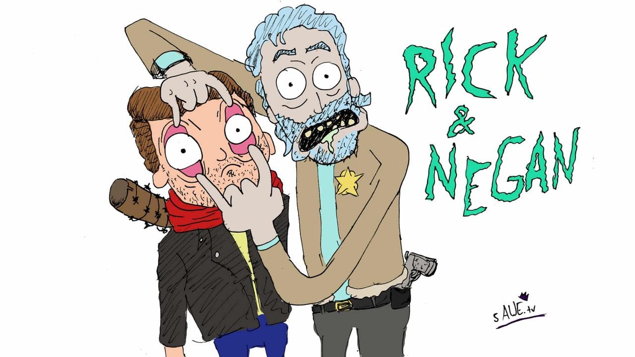 Rick and Negan
