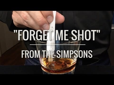 Forget-me-Shot von den Simpsons gemixt