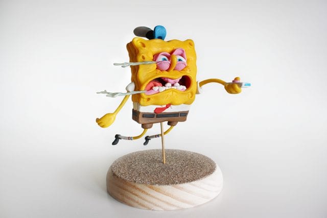 Selbstgemachte SpongeBob Figuren