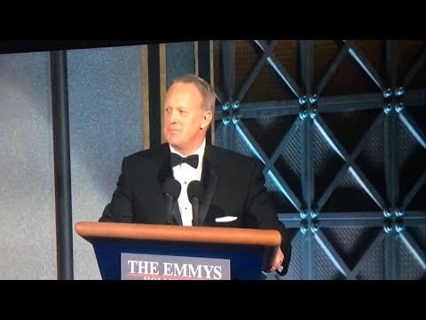 Epic: Sean Spicer bei dem Emmys