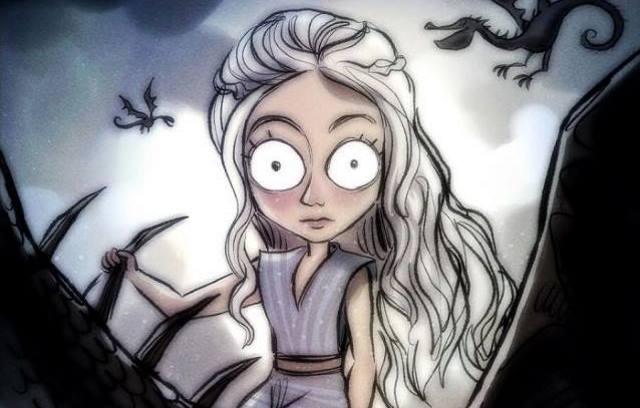 Game of Thrones im Tim Burton Stil von Andrew Tarusov