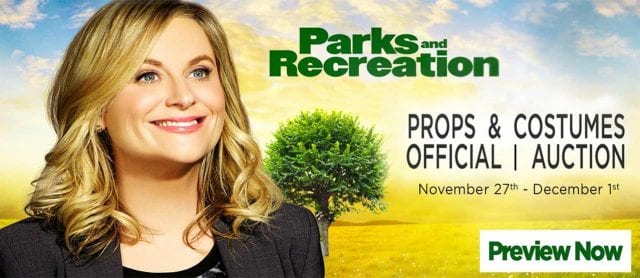 Auktion offizieller Parks and Recreation-Requisiten