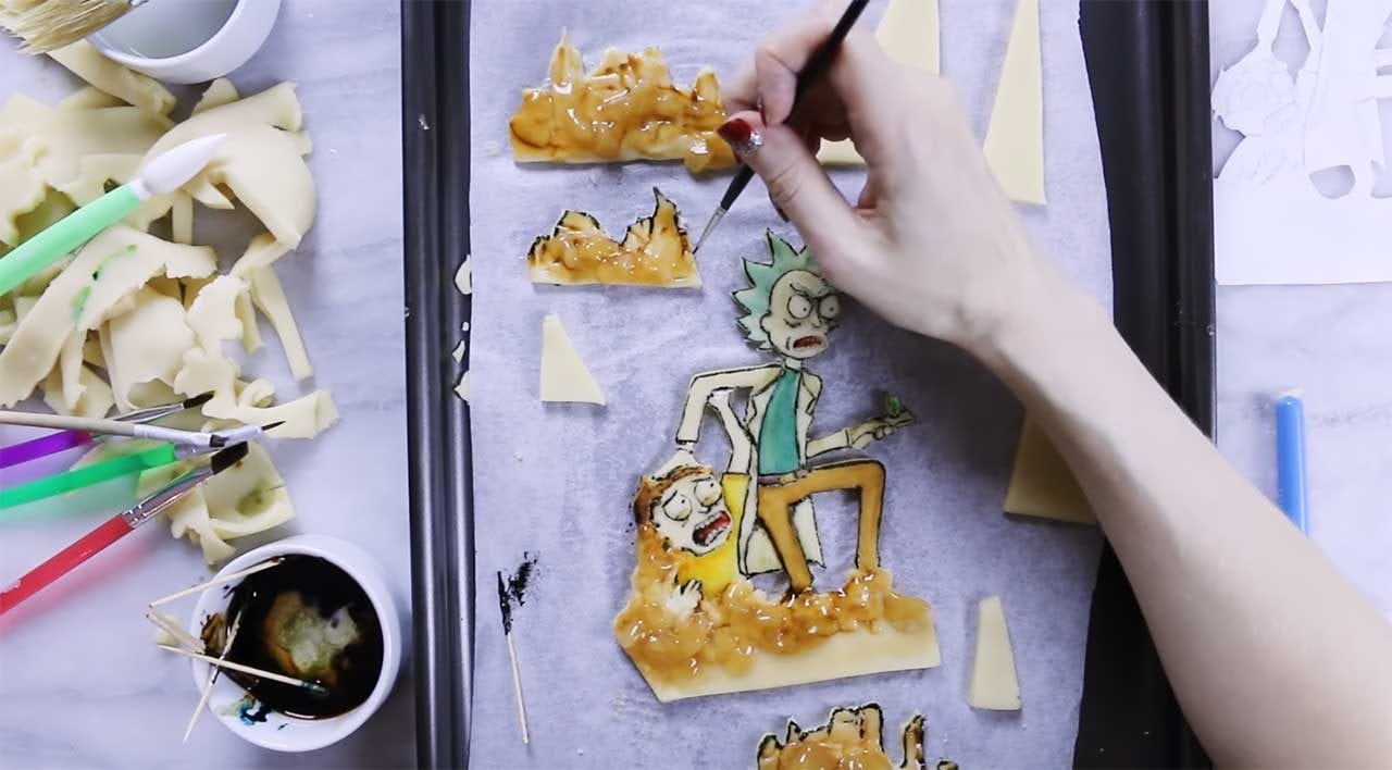 So entsteht ein Rick and Morty-Kuchen