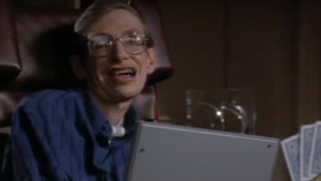 Als Stephen Hawking bei Star Trek mitspielte