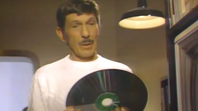 Leonard Nimoy macht Werbung für LaserDisc