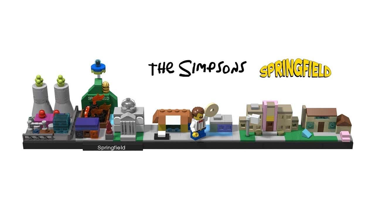 Springfield als Mini-LEGO-Set