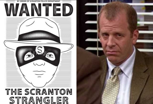 Ist Toby in Wirklichkeit der Scranton Strangler?