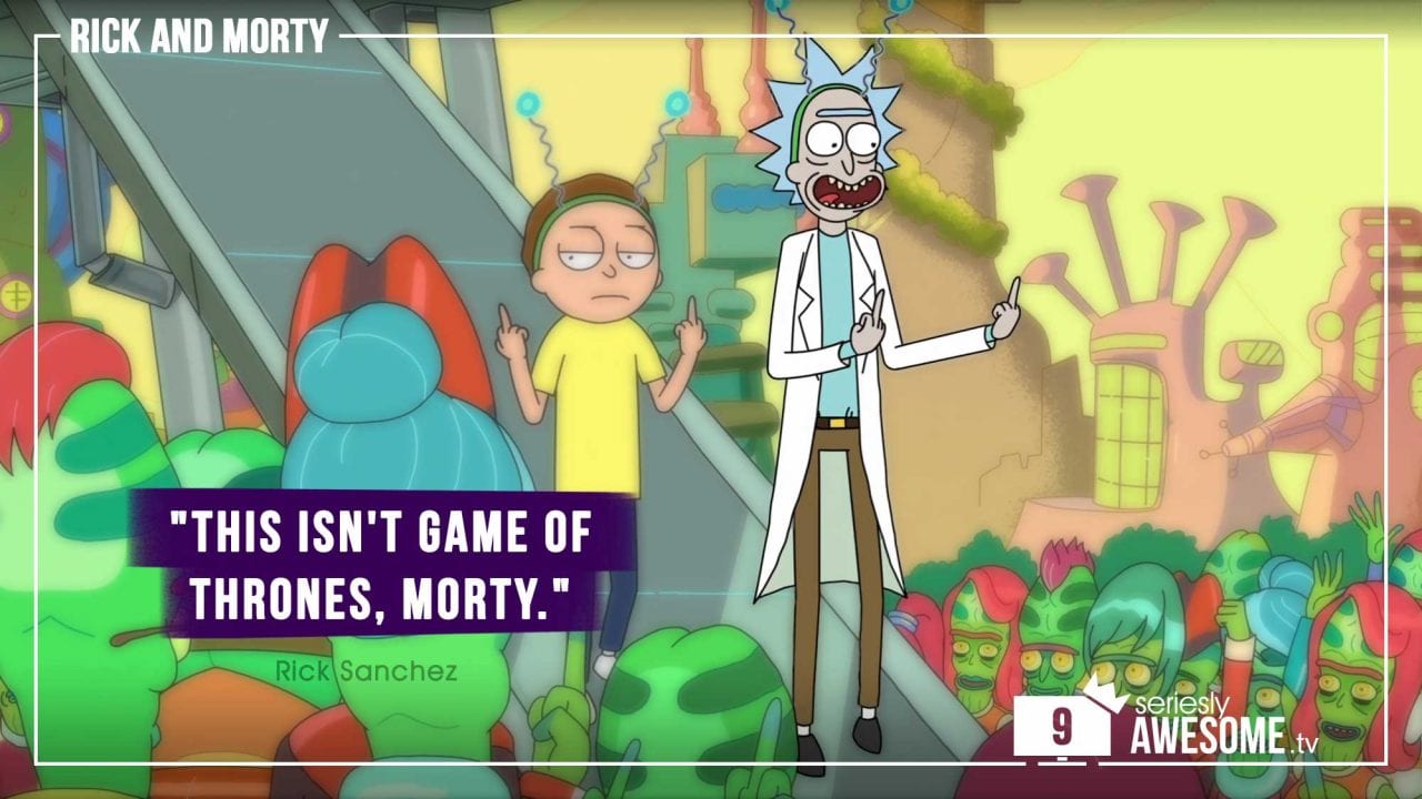 sAWEntskalender 2018 – Tür 9: Die besten „Rick and Morty“-Zitate