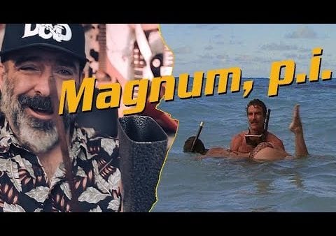 "Magnum"-Titelmelodie mit dem Banjo gespielt