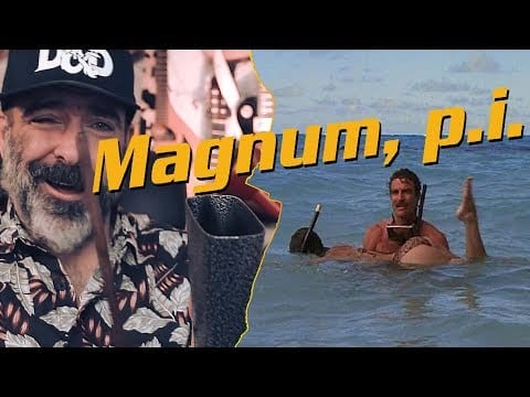 „Magnum“-Titelmelodie mit dem Banjo gespielt