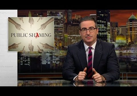 Last Week Tonight with John Oliver: Public Shaming