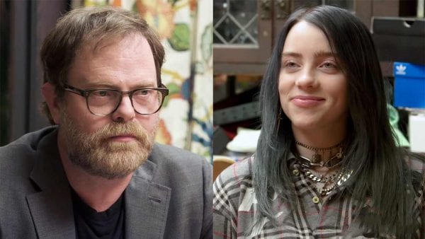 Billie Eilish macht ein „The Office“-Quiz mit Rainn „Dwight“ Wilson