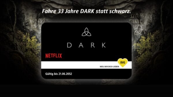 DARK: Berliner Ticket der BVG ist heute und in 33 Jahren gültig