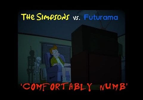 The Simpsons/Futurama vs. Pink Floyd - 'Comfortably Numb'